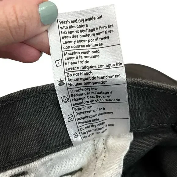 Carhartt Mens Relaxed Straight Rigby Dungaree Pants 40x30 Gravel Gray Workwear - Picture 8 of 10